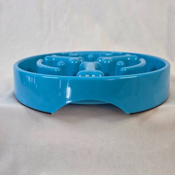 Frisco Bone Shaped Ridges Slow Feed Bowl - Picture 3 of 4